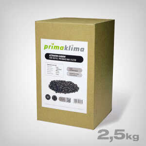 PrimaKlima Granular Activated Carbon CTC75 2,5kg Ø 3mm