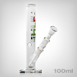EHLE. Bong Clear Leave straight, 100ml, incl. downstem,...