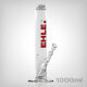 EHLE. Bong straight, 1 Liter, incl. downstem, joint 18,8, red