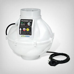 PK Extraction Fan Silenced WHSP ESM, 0-450 m3/h