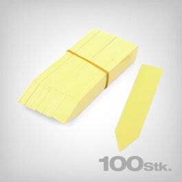 GrowPRO Plastic Plant Label (yellow), 100 pcs.