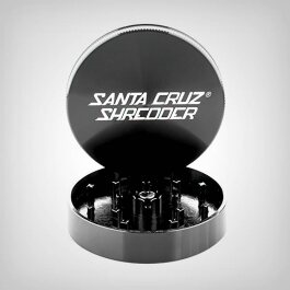 Santa Cruz 2-Piece Shredder Large, Black Gloss Grinder