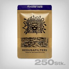 Medusa activated charcoal filter, Organic Edition, 250 pcs.