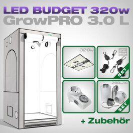GrowPRO 3.0 L LED Grow Set + 1x Pure LED  Q320 V2, 320W
