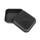 Pot saucer, square, approx. 18x18cm, black