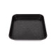 Pot saucer, square, approx. 29x29cm, black