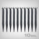 Blumat Supports for Feeding Tube, 10 pcs.
