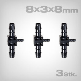 Blumat T-Piece 8-3-8 mm, 3 pcs.