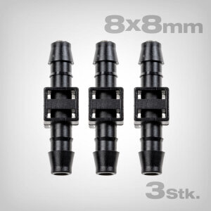 Blumat Hose Connector 8-8 mm, 3 pcs.