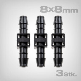 Blumat Hose Connector 8-8 mm, 3 pcs.
