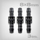 Blumat Hose Connector 8-8 mm, 3 pcs.