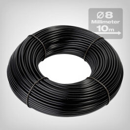 Blumat Feeding Tube 8 mm black, 10m roll