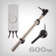 Stainless steel heating rod with thermostat and sensor, 600W