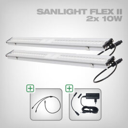 Sanlight FLEX II LED Set with power supply and cable, 2x...