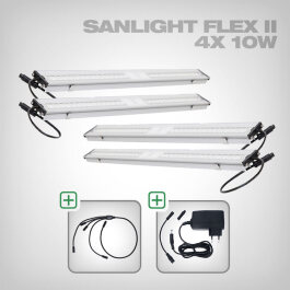 Sanlight FLEX II LED Set with power supply and cable, 4x...