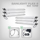 Sanlight FLEX II LED Set with power supply and cable, 6x FLEX II 10