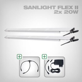 Sanlight FLEX II LED Set with power supply and cable, 2x...