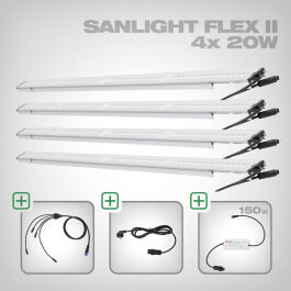 Sanlight FLEX II LED Set with power supply and cablel, 4x...