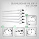 Sanlight FLEX II LED Set with power supply and cablel, 5x FLEX II 20