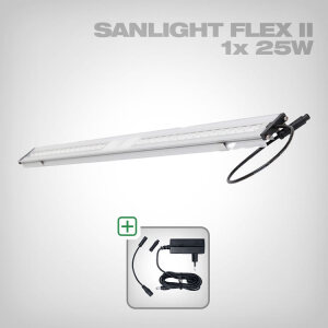 Sanlight FLEX II LED Set with power supply and cablel, 1x FLEX II 25