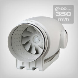S&P duct fan TD350/100 Ecowatt, ultra-quiet