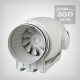 S&P duct fan TD350/100 Ecowatt, ultra-quiet