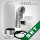 Ventilation kit 250 PRO, grow room ventilation & carbon filter
