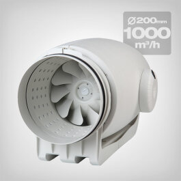 S&P duct fan TD1000/200 Ecowatt, ultra-quiet