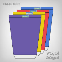 Original Bubble Bag by BubbleMan, 4 Bag Kit, 75.5 liters...