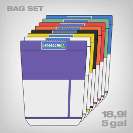 Labs Bubble Bag by BubbleMan, 8 Bag Kit, 18.9 liters (5 gal)