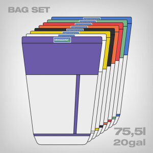 Labs Bubble Bag by BubbleMan, 8 Bag Kit, 75.5 liters (20 gal)