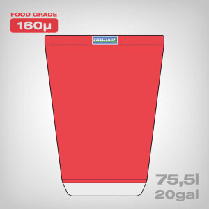 Original Bubble Bag by BubbleMan, Single Bag, 75.5 liters (20 gal), 160 μm