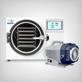 Xiros Micro Freeze Dryer with Anemos Vacuum Pump