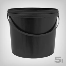 Bucket with handle and lid, 5 Liters