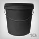 Bucket with handle and lid, 10 Liters