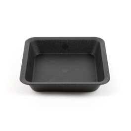 Plant pot saucer, square, approx. 14x14 cm