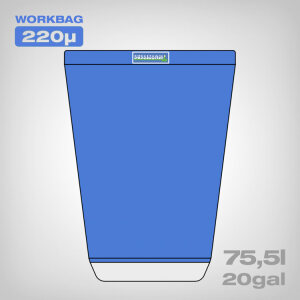 Original Bubble Bag by BubbleMan, Single Bag, 75.5 liters (20 gal), 220 μm