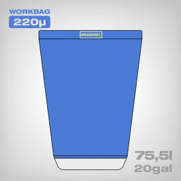 Lite Bubble Bag by BubbleMan, Single Bag, 75.5 liters (20 gal) 220 μm