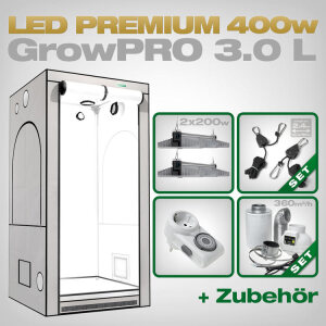 GrowPRO 3.0 L LED Grow Set + 2x EVO 3-100 1.5