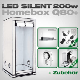 HOMEbox Q80+ LED Silent Grow Set + 1x EVO 3-80 1.5