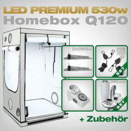 HOMEbox Q120 LED Grow Set + 2x EVO 4-120 1.5