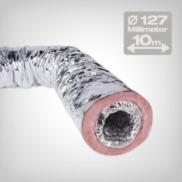 Sonodec insulated flexible ducting, 10 metres, diameter...