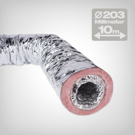 Sonodec insulated flexible ducting, 10 metres, diameter...