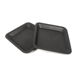 Plant pot saucer, square, approx. 34x34 cm