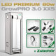 Grow Tent Complete Kit LED GrowPRO XXS + 1x GCx 2solo PWR, 80W