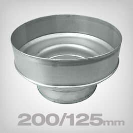 Reducer, 200/125mm