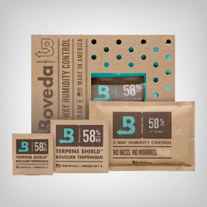 Boveda Cure-Packs, 58%, 4g, 8g, 67g, 320g