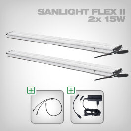 Sanlight FLEX II LED Set with power supply and cable, 2x...