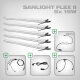 Sanlight FLEX II LED Set with power supply and cable, 5x FLEX II 15