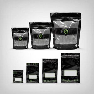 Grove Bags TerpLoc Bags with window, 3.5g-500g